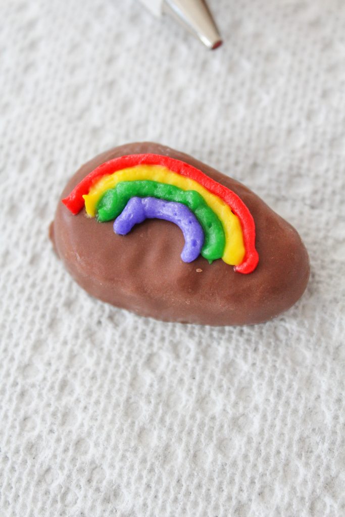 Peanut Butter Rainbow Easter Eggs