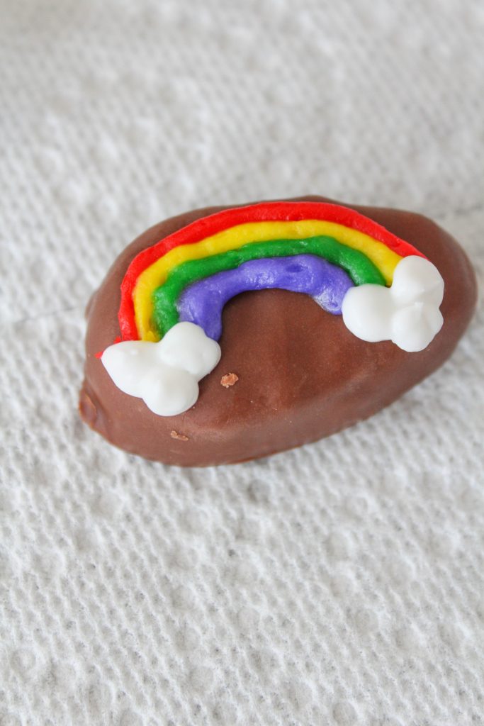 Peanut Butter Rainbow Easter Eggs