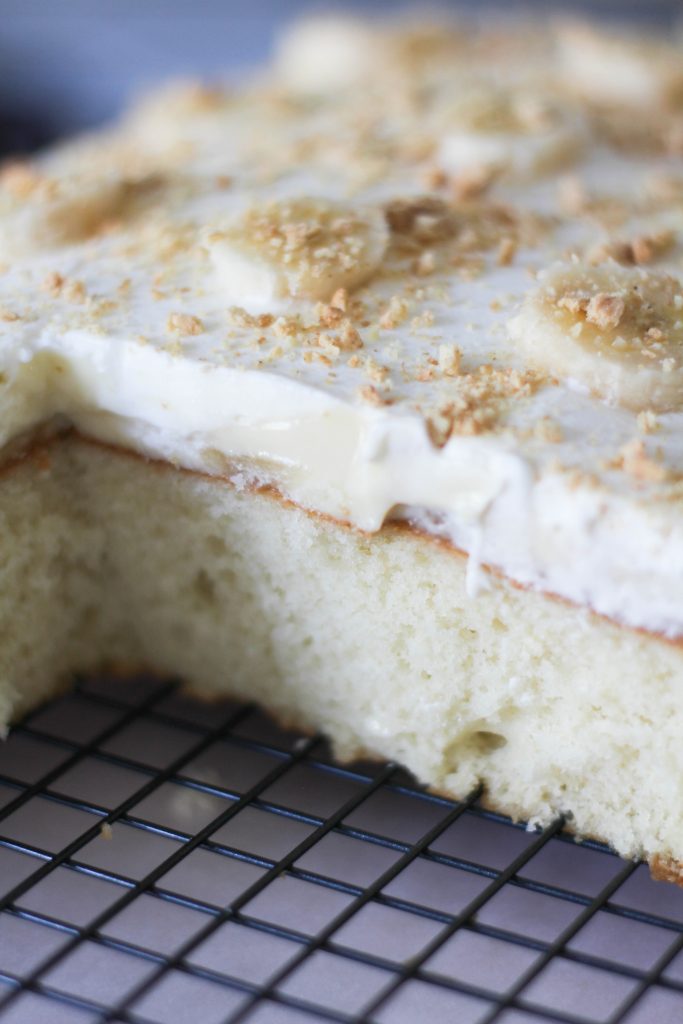 Banana Cream Sheet Cake