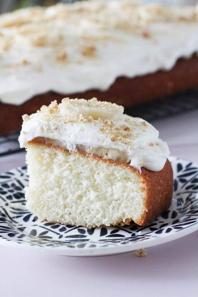 Banana Cream Sheet Cake