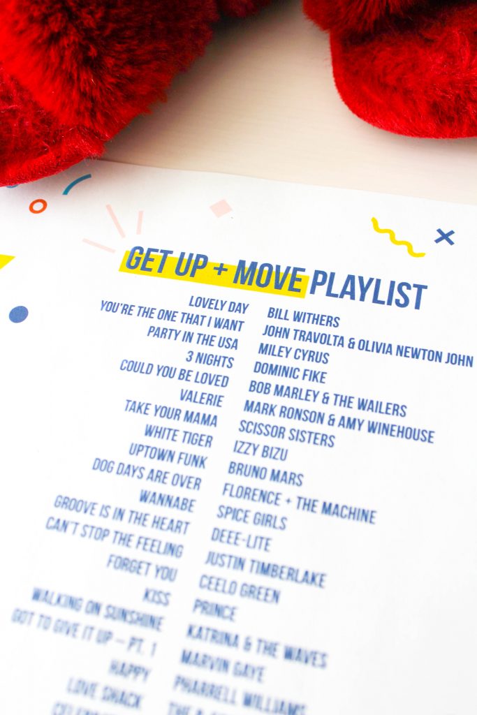 Get Up and Move Playlist