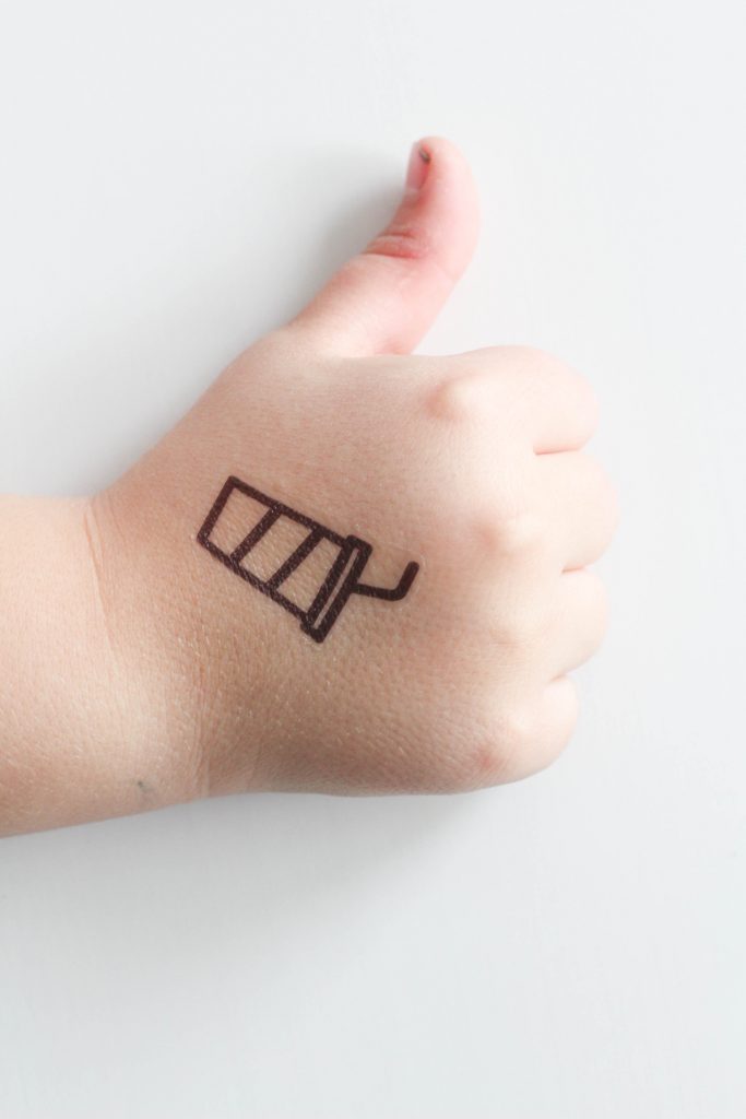 Printable Temporary Take Out Tattoos