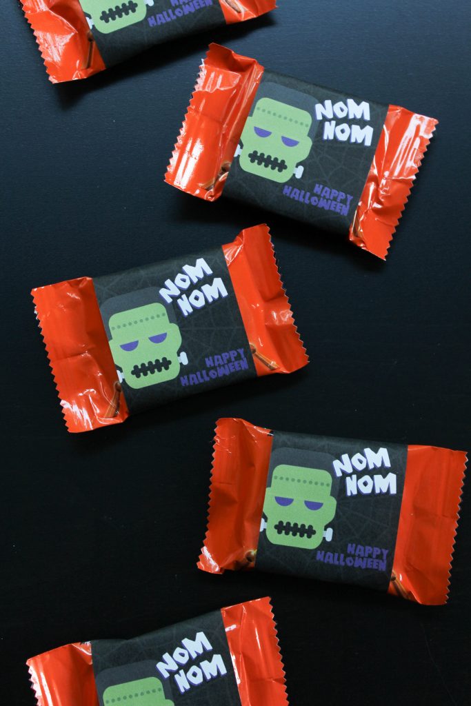 Printable Halloween Candy Wrappers