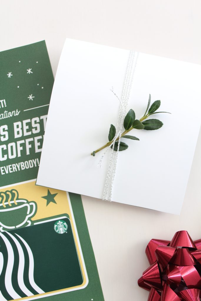 Printable Holiday 'Elf' Coffee Gift Card Holder