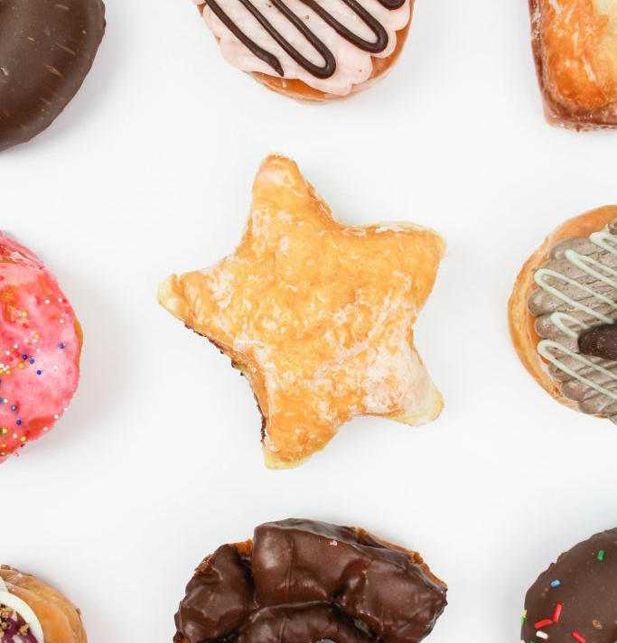 Star Shaped Donut