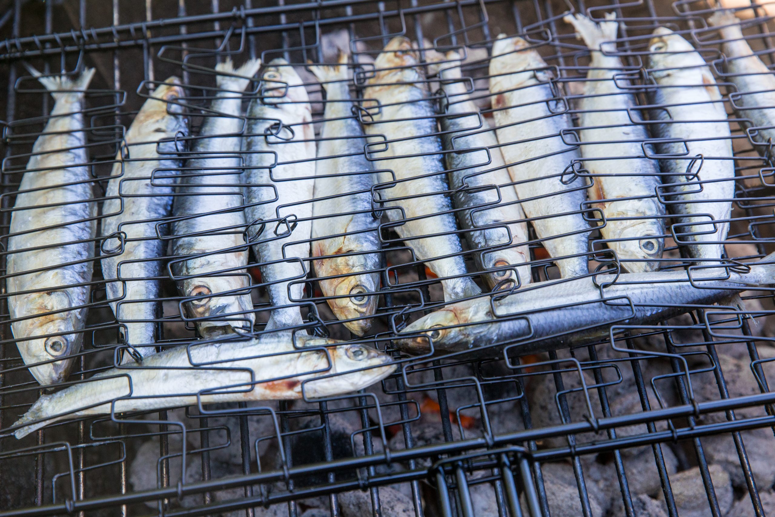 Sardinhas Assadas - Portuguese Grilled Sardines 