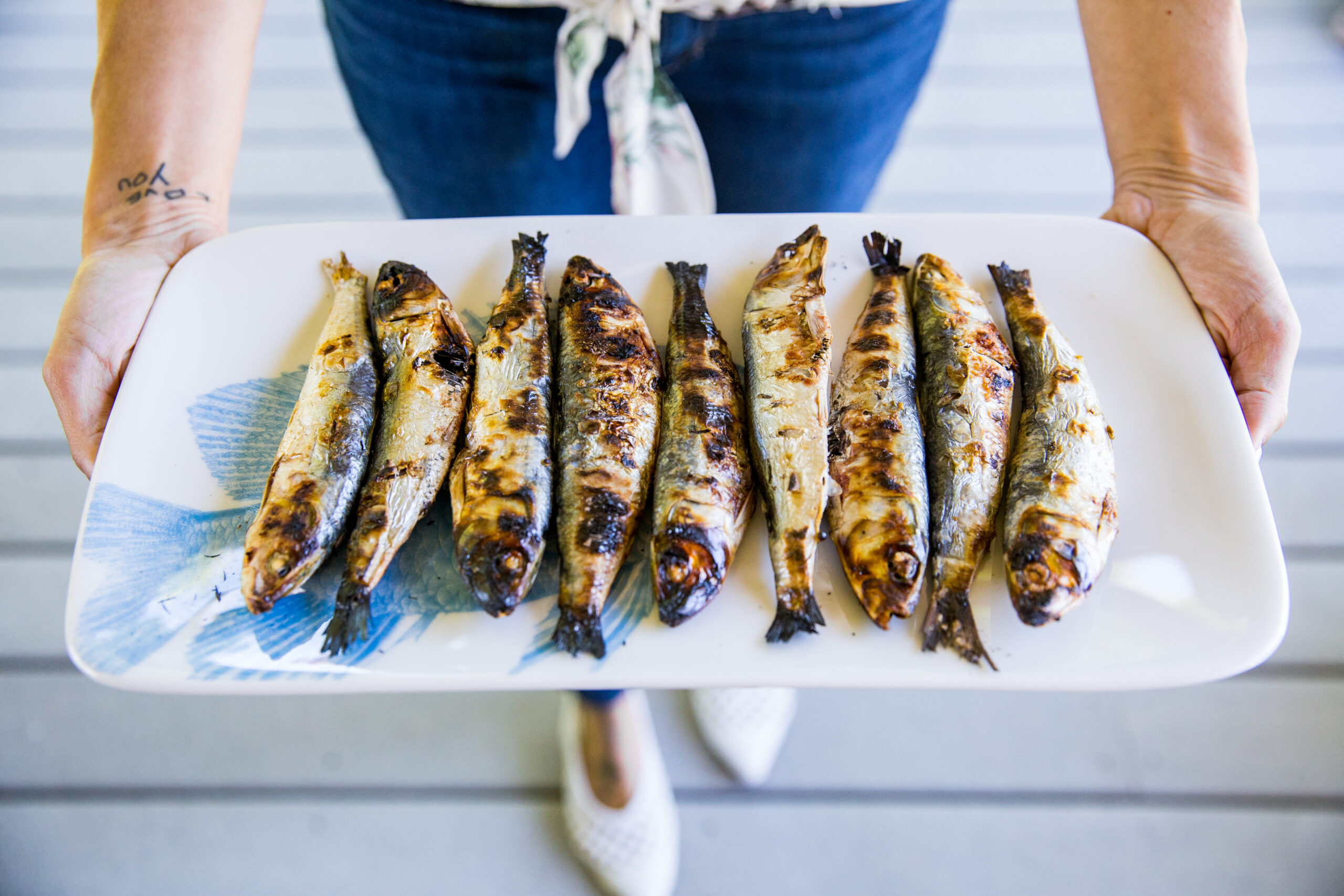 Sardinhas Assadas - Portuguese Grilled Sardines 