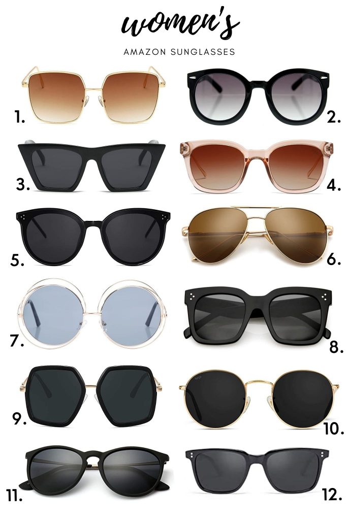 Women's Amazon Sunglasses Dupes - Let's Mingle Blog