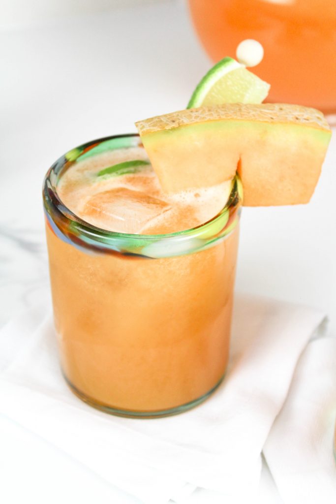 Cantaloupe and Lime Agua Fresca