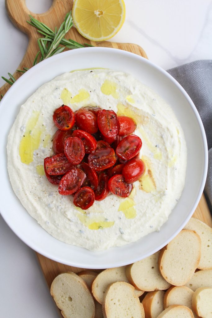 Whipped Ricotta Dip with Balsamic Tomatoes