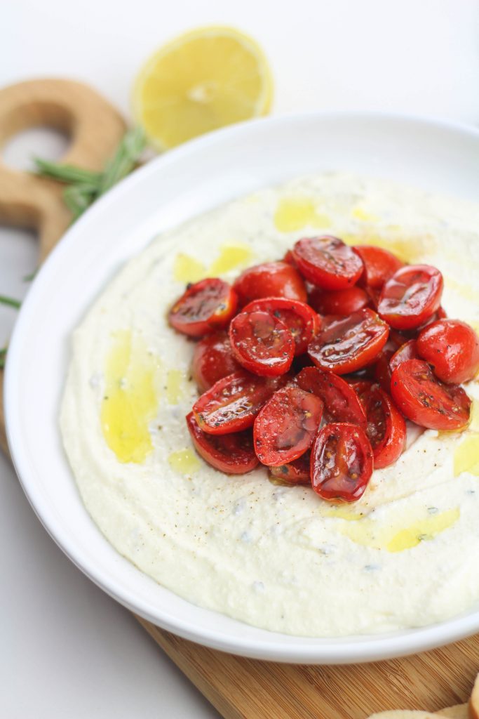 Whipped Ricotta Dip with Balsamic Tomatoes