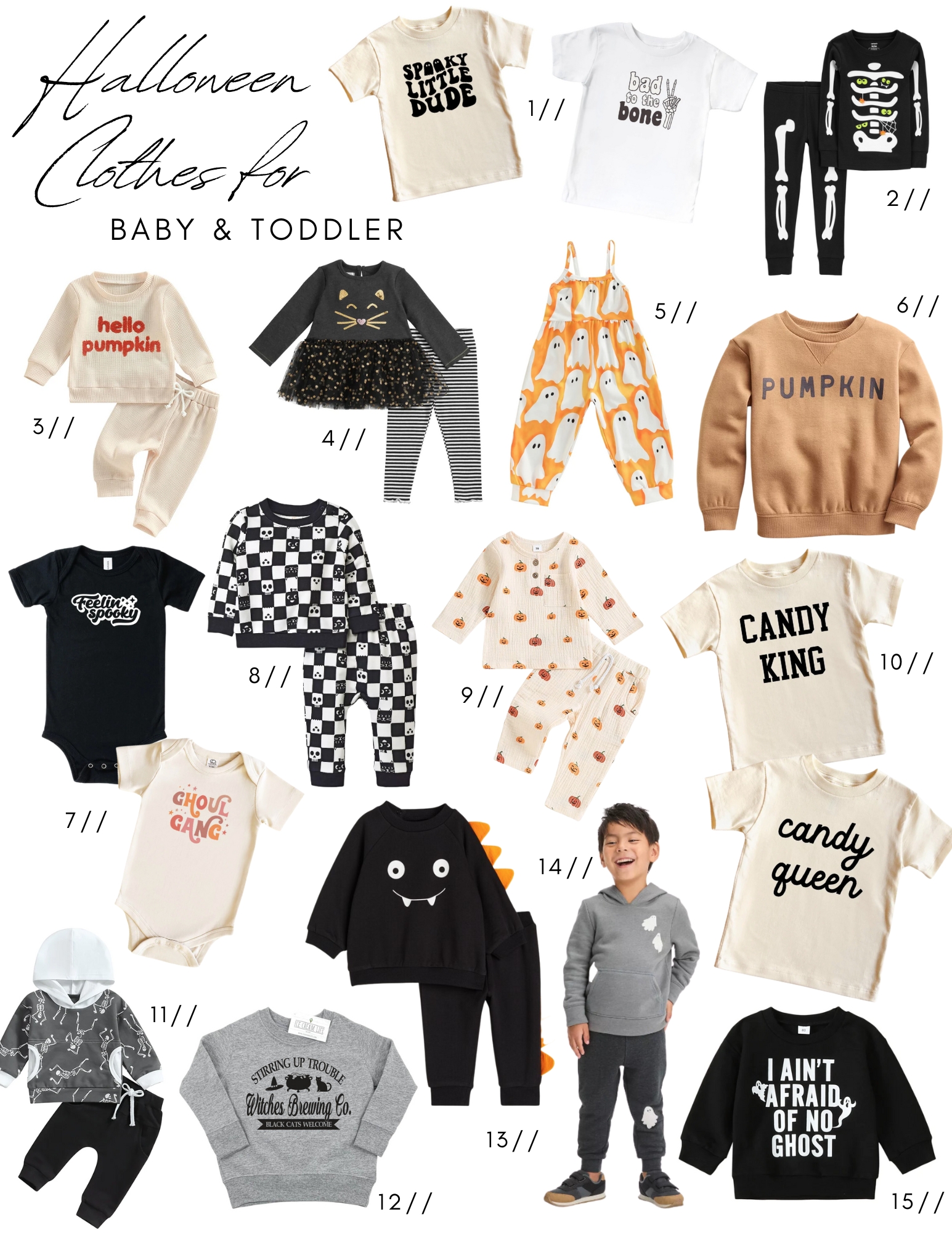 Halloween Clothes for Babies and Toddlers