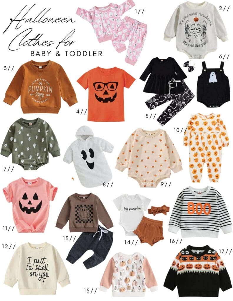 Halloween Clothes for Babies and Toddlers