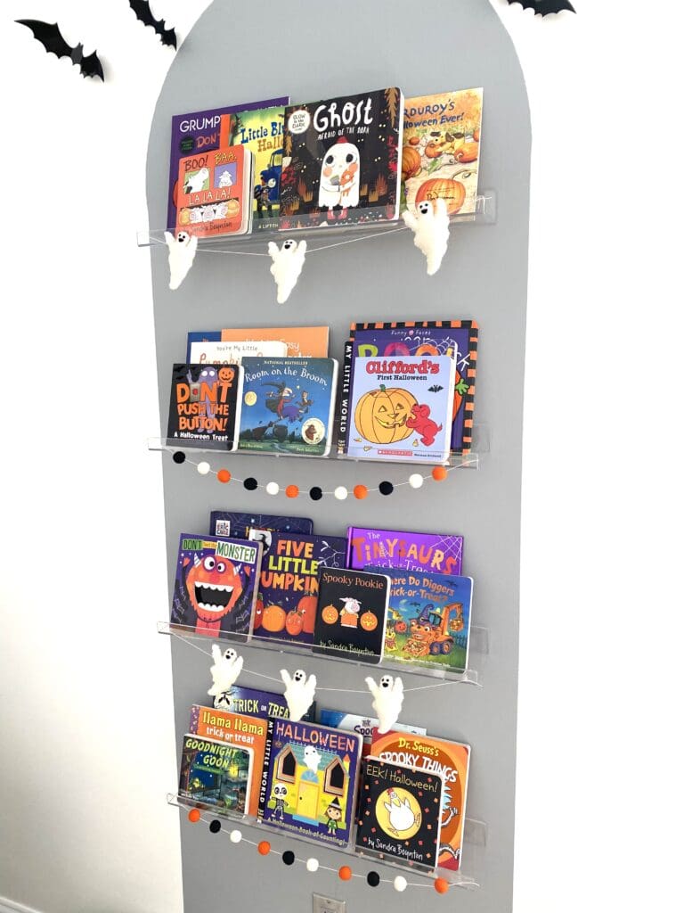 Kid's Halloween Bookshelf