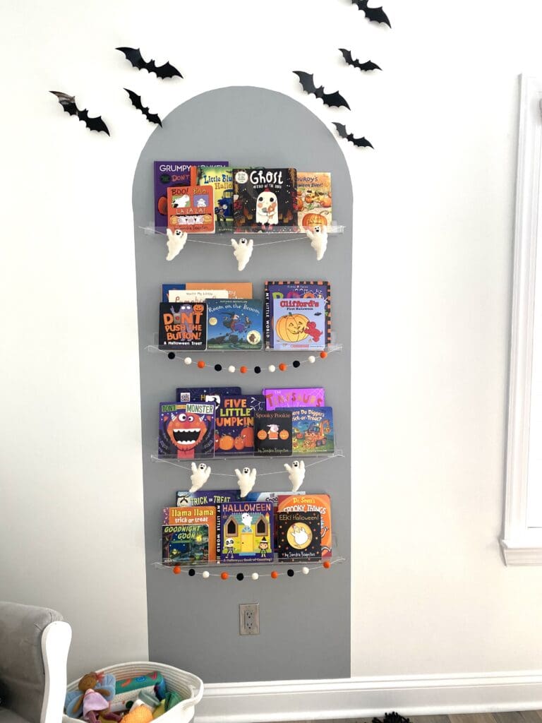 Kid's Halloween Bookshelf