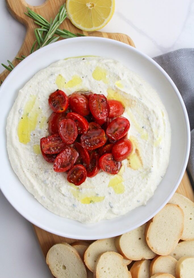 Whipped Ricotta Dip with Balsalmic Tomatoes-2